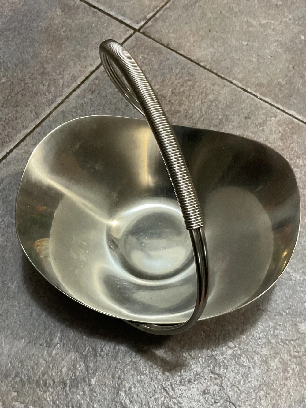 Stainless steel bowl made in Denmark